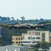 Buy canvas prints of  City of Lincoln takes off from Farnborough airsho by Max Stevens