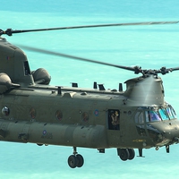 Buy canvas prints of  Chinook over the sea by Max Stevens