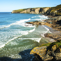 Buy canvas prints of  The rugged North Cornwall coast by Max Stevens