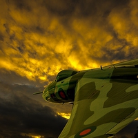 Buy canvas prints of  Vulcan into the Sunset by Max Stevens