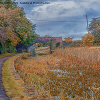 Buy canvas prints of Radcliffe and Bury canal by Derrick Fox Lomax