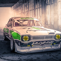 Buy canvas prints of Ford escort mexico by Derrick Fox Lomax