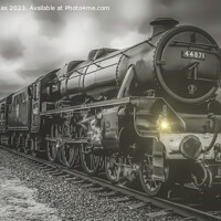 Buy canvas prints of 44871 on east lancs railway  by Derrick Fox Lomax