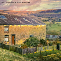 Buy canvas prints of Holcombe hill and peel tower by Derrick Fox Lomax