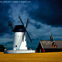 Buy canvas prints of Lytham windmill by Derrick Fox Lomax