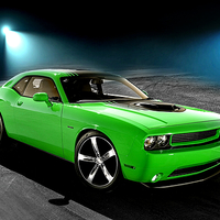 Buy canvas prints of  dodge challenger by Derrick Fox Lomax
