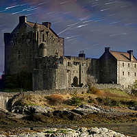 Buy canvas prints of old castle eilan donan by Derrick Fox Lomax