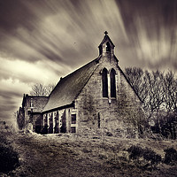 Buy canvas prints of Old church in lancashire by Derrick Fox Lomax