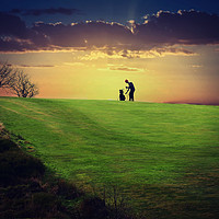 Buy canvas prints of Summer golf by Derrick Fox Lomax