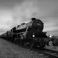 Buy canvas prints of 44871 Stainer class black 5 Locomotive by Derrick Fox Lomax
