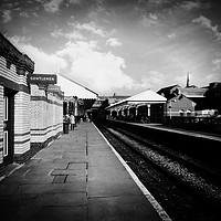 Buy canvas prints of Bury Train Station by Derrick Fox Lomax