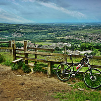 Buy canvas prints of Holcombe hill view by Derrick Fox Lomax