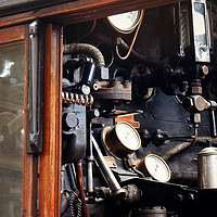 Buy canvas prints of locomotive  clocks by Derrick Fox Lomax