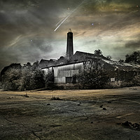 Buy canvas prints of old mill lancashire by Derrick Fox Lomax