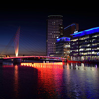 Buy canvas prints of Media City Manchester by Derrick Fox Lomax