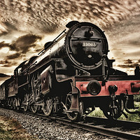 Buy canvas prints of 13065 locomotive train by Derrick Fox Lomax
