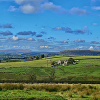 Buy canvas prints of View of holcombe hill by Derrick Fox Lomax