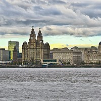 Buy canvas prints of Liverpool city  by Derrick Fox Lomax