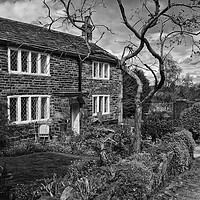 Buy canvas prints of Countryside cottage by Derrick Fox Lomax