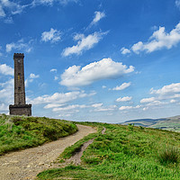 Buy canvas prints of Peel tower monument by Derrick Fox Lomax