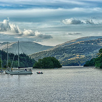 Buy canvas prints of Bowness on windermere by Derrick Fox Lomax