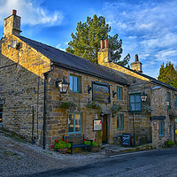 Buy canvas prints of The cheshire cheese inn by Derrick Fox Lomax