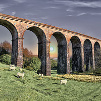 Buy canvas prints of Lowgill Viaduct by Derrick Fox Lomax