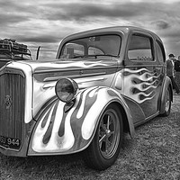 Buy canvas prints of Ford Anglia Car by Derrick Fox Lomax