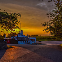 Buy canvas prints of The Church Inn at Birtle by Derrick Fox Lomax