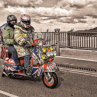 Buy canvas prints of Southport mods by Derrick Fox Lomax