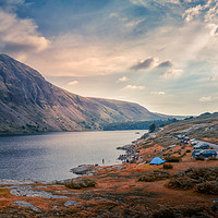 Buy canvas prints of WastWater Lake Cumbria by Derrick Fox Lomax
