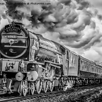 Buy canvas prints of Tornado 60163 locomotive At East Lancs Railway by Derrick Fox Lomax