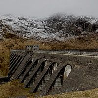Buy canvas prints of Ben Lawers Dam by paul green