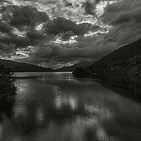 Buy canvas prints of Kenmore  black and white skyline by paul green
