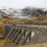 Buy canvas prints of Ben Lawers,Dam by paul green