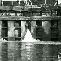 Buy canvas prints of Lock gate on the Grand Union Canal by paul green