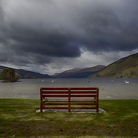 Buy canvas prints of A seat wit a view by paul green