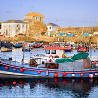 Buy canvas prints of Mevagissey boats by Chris Warham