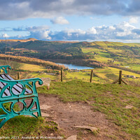 Buy canvas prints of Teggs Nose view looking over Trentabank reservoir by Chris Warham