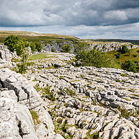 Buy canvas prints of Malham Cove in the Yorkshire Dales National Park by Chris Warham