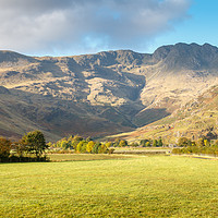 Buy canvas prints of Lake District - Crinkle Crags by Chris Warham