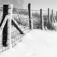 Buy canvas prints of Windgather | Peak District in winter by Chris Warham
