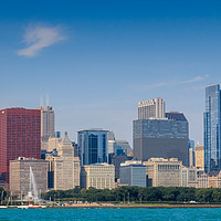Buy canvas prints of Chicago cityscape by Chris Warham