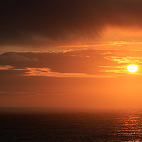 Buy canvas prints of Cornwall sunset by Chris Warham