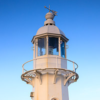 Buy canvas prints of Mevagissey Lighthouse by Chris Warham