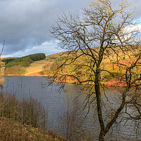 Buy canvas prints of Goyt Valley and Errwood Resevoir at sunset by Chris Warham