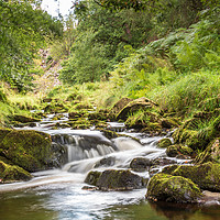 Buy canvas prints of River Goyt in the Goyt Valley, Derbyshire by Chris Warham