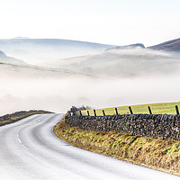 Buy canvas prints of Peak District on a misty morning  - Wildboarclough by Chris Warham