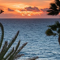 Buy canvas prints of Tenerife sunset by Chris Warham
