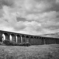 Buy canvas prints of Ribblehead Viaduct - Ingleton - Yorkshire Dales by Chris Warham